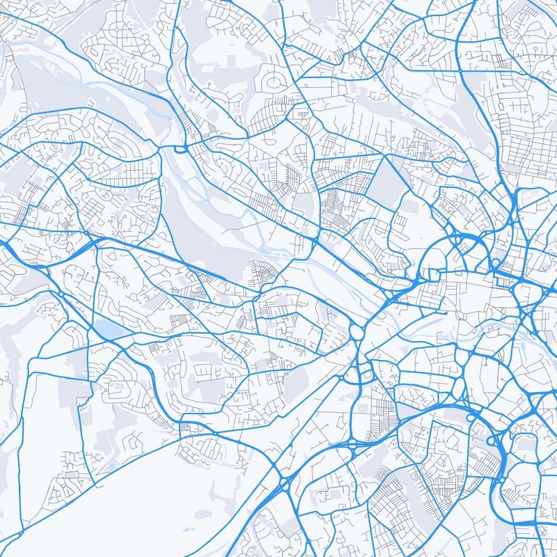 Map of Leeds