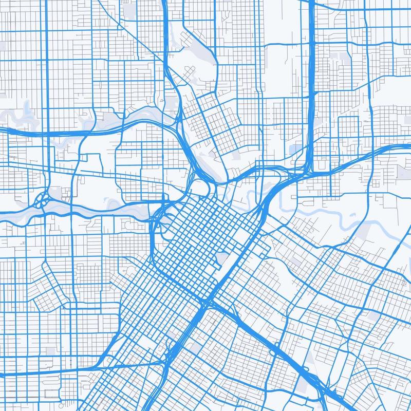 Map of Houston