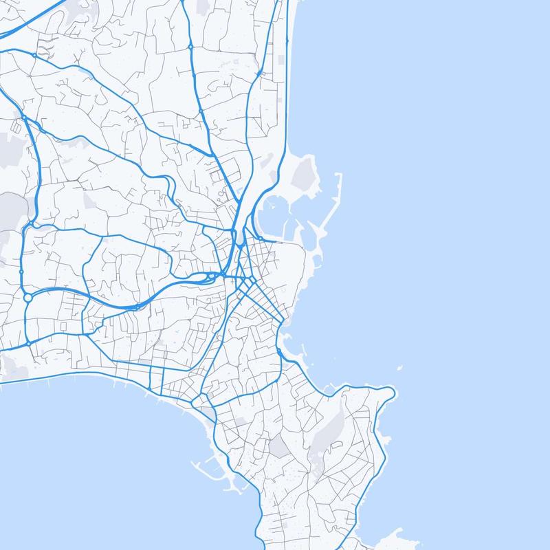 Map of Antibes