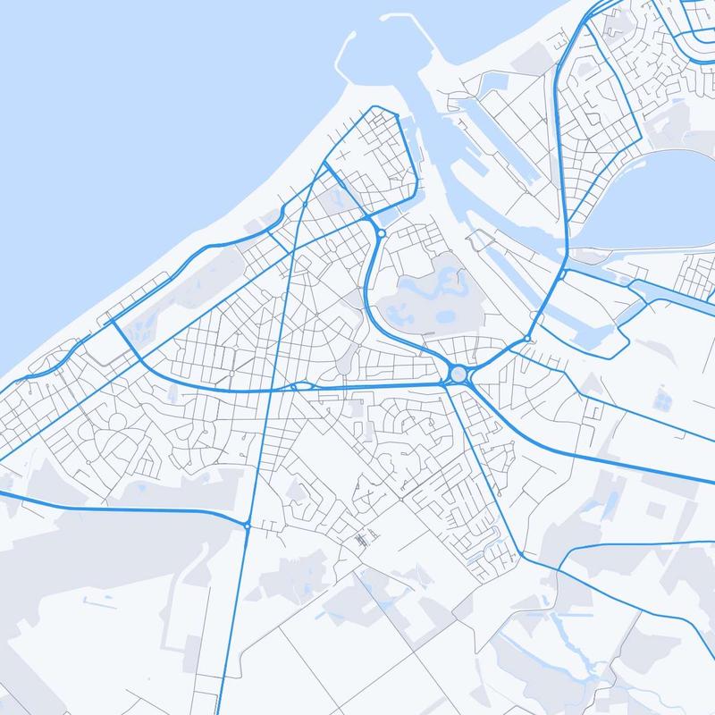 Map of Ostend