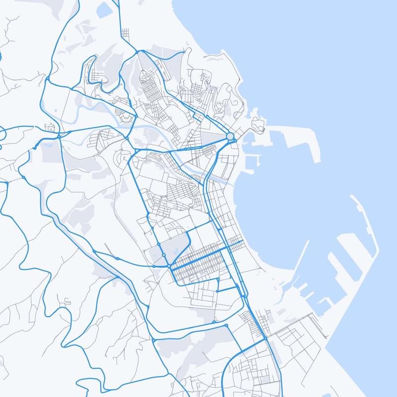 Map of Melilla
