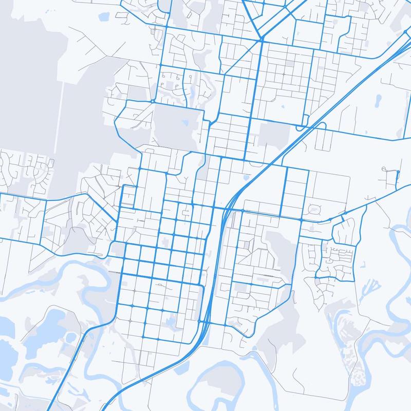 Map of Albury