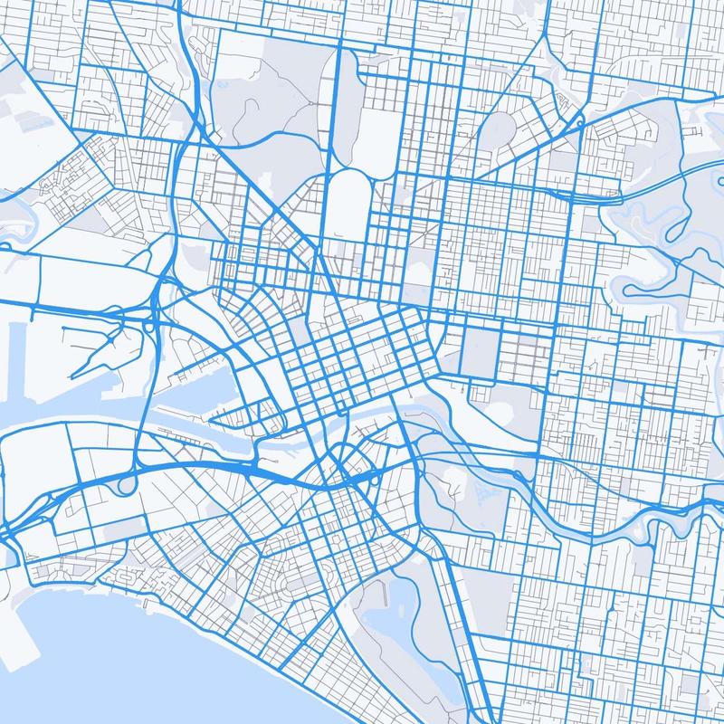 Map of Melbourne