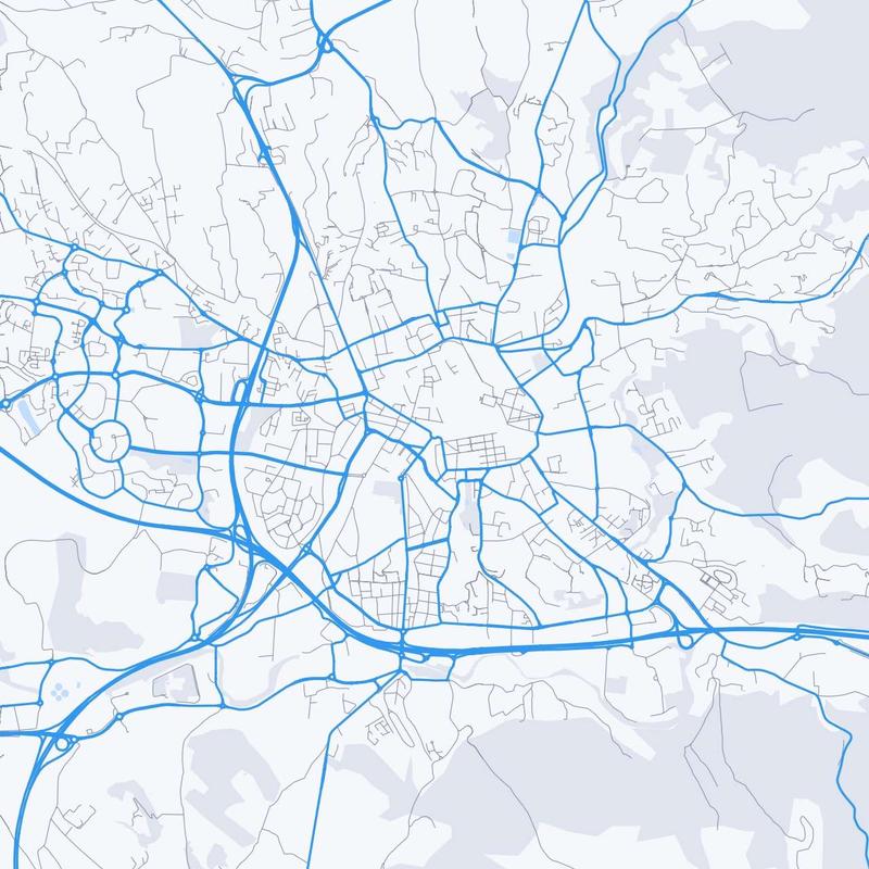 Map of Aix-en-Provence
