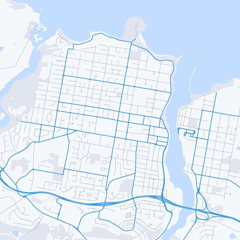Map of Devonport