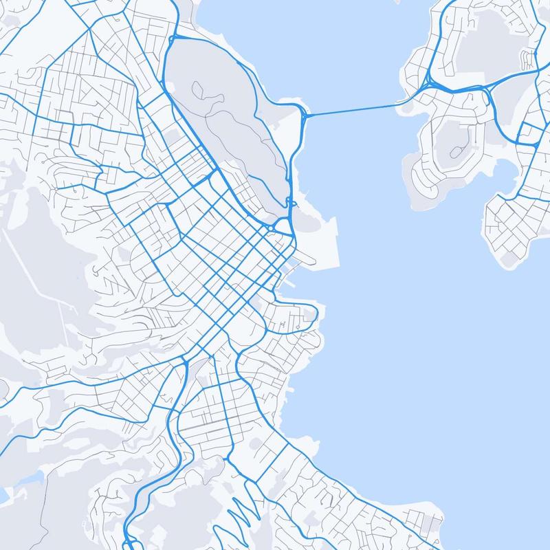 Map of Hobart
