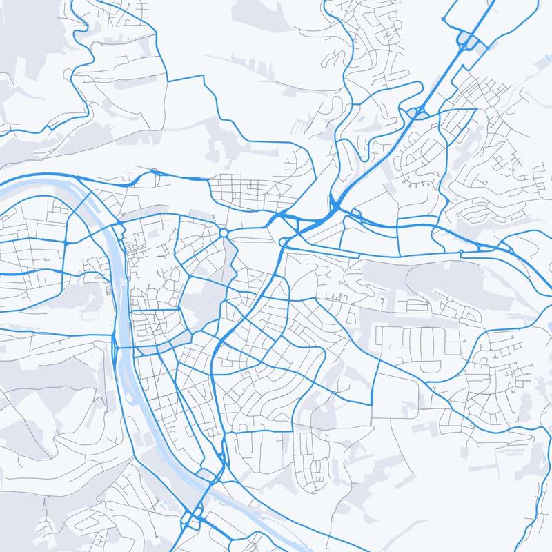 Map of Wuerzburg