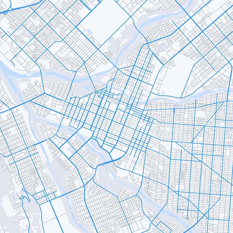 Map of Asahikawa