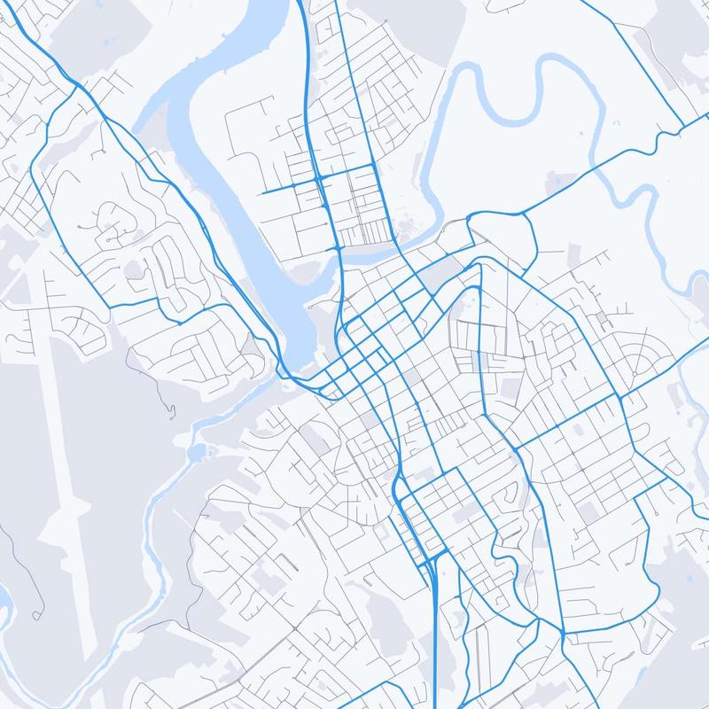 Map of Launceston