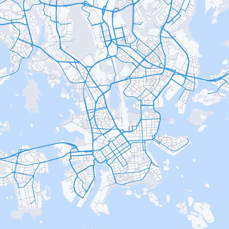 Map of Helsinki