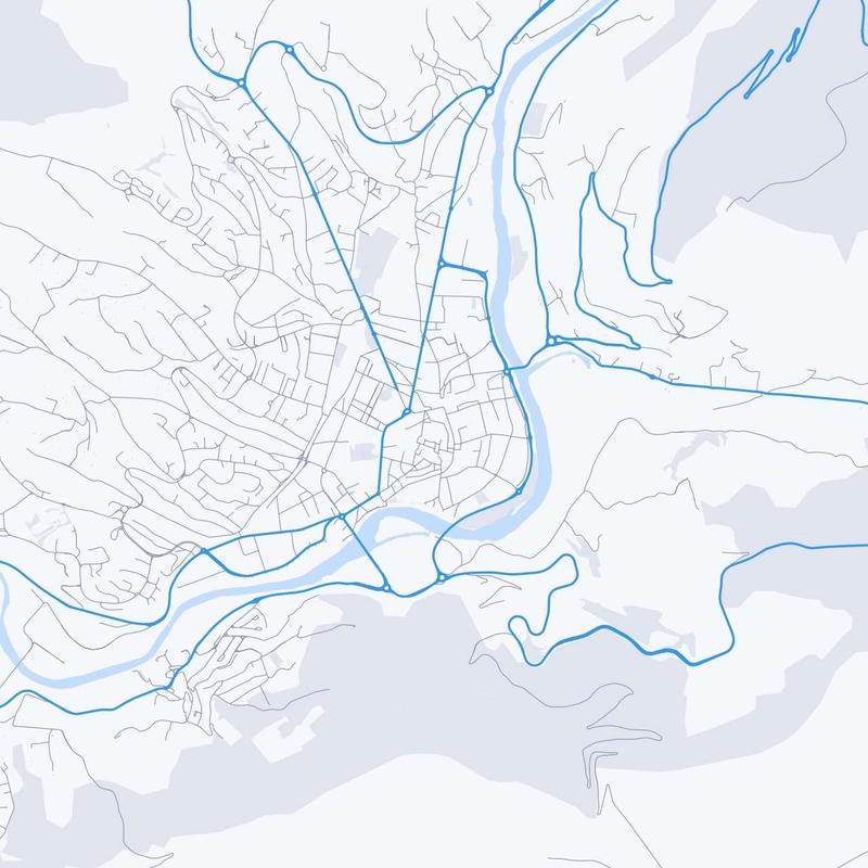 Map of Millau