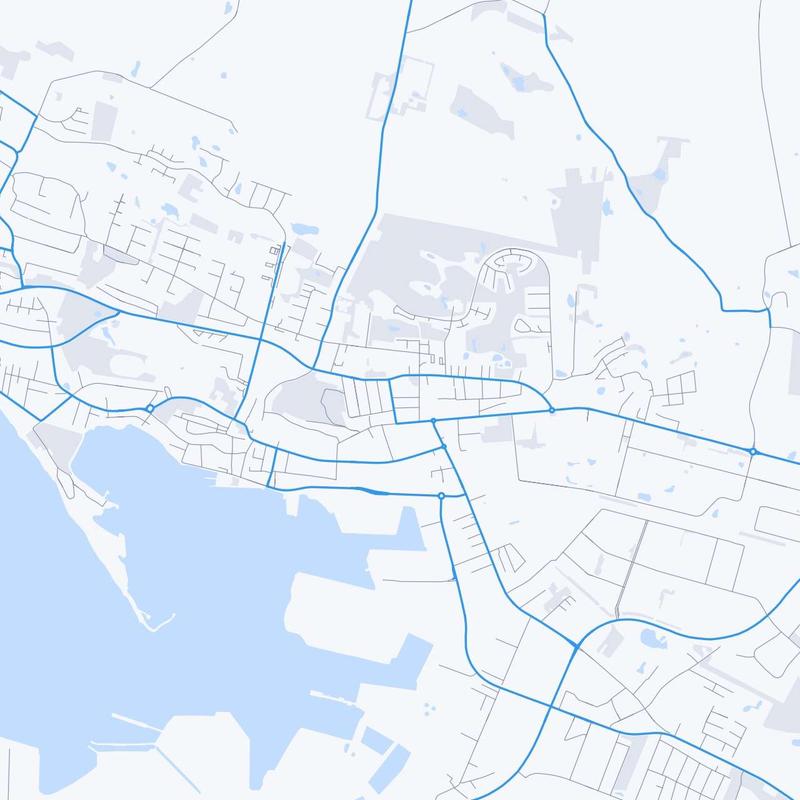 Map of Kalundborg