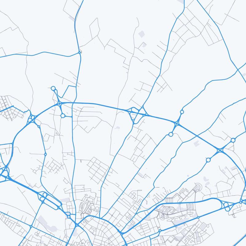 Map of Lecce