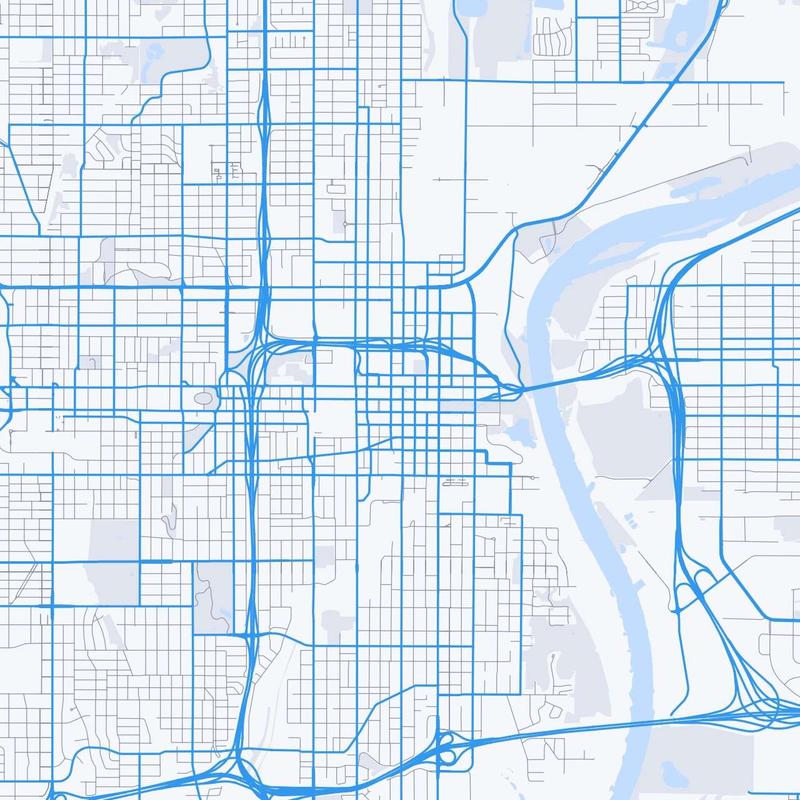 Map of Omaha