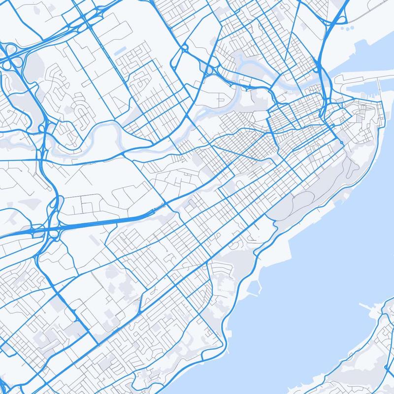 Map of Quebec