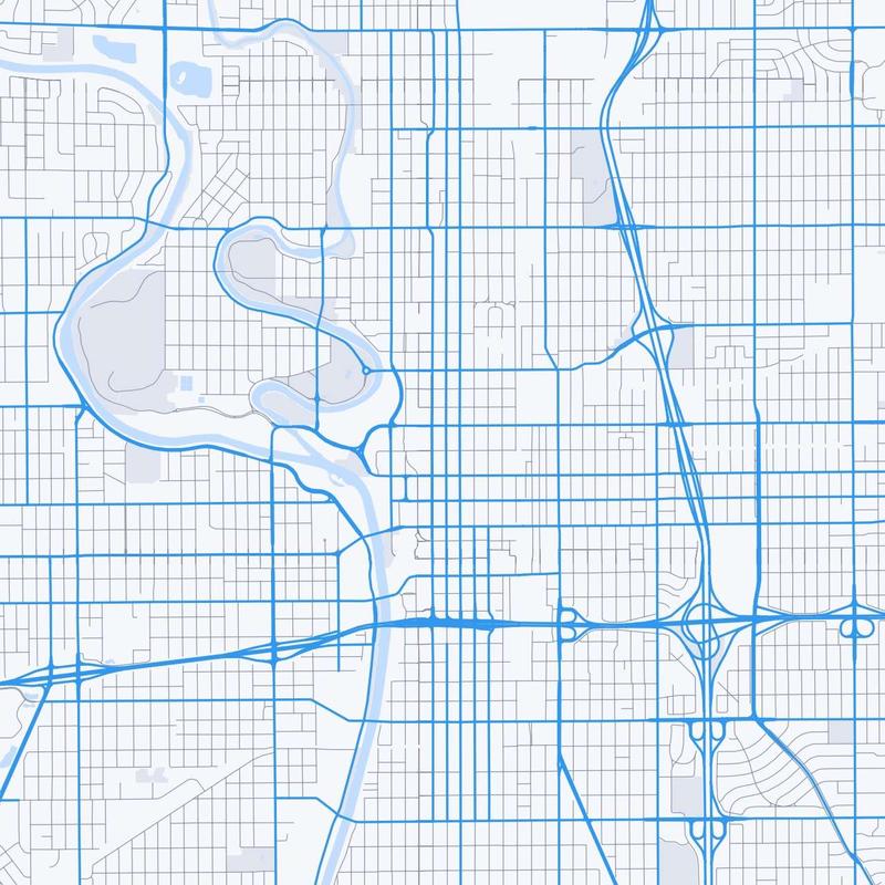 Map of Wichita