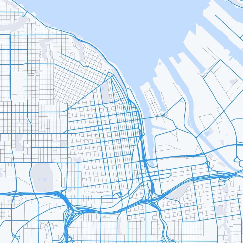 Map of Tacoma