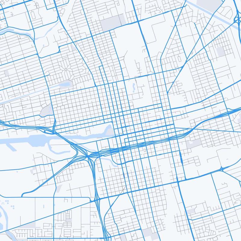 Map of Stockton