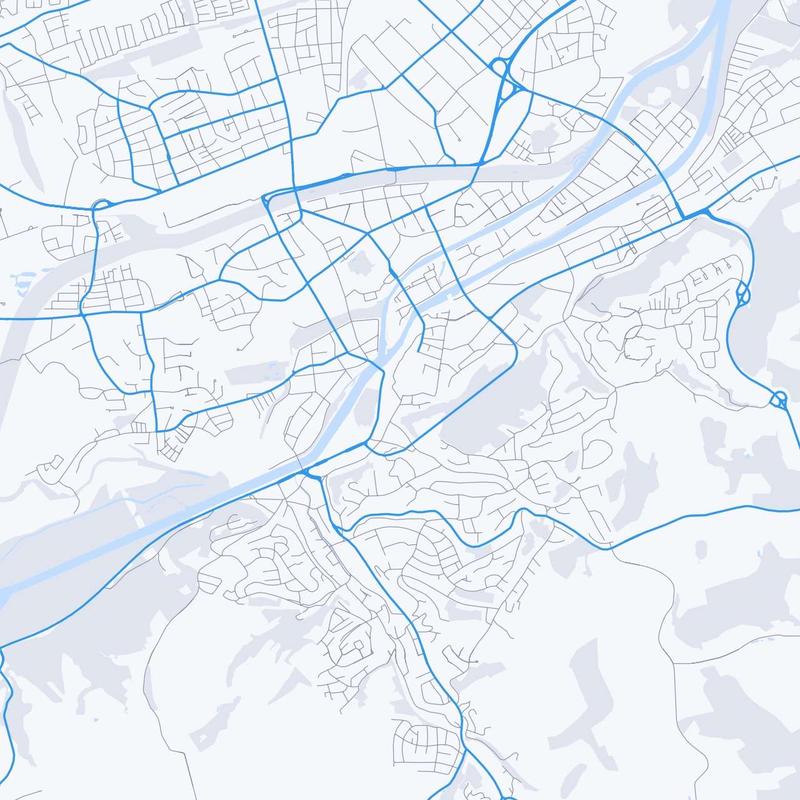 Map of Landshut