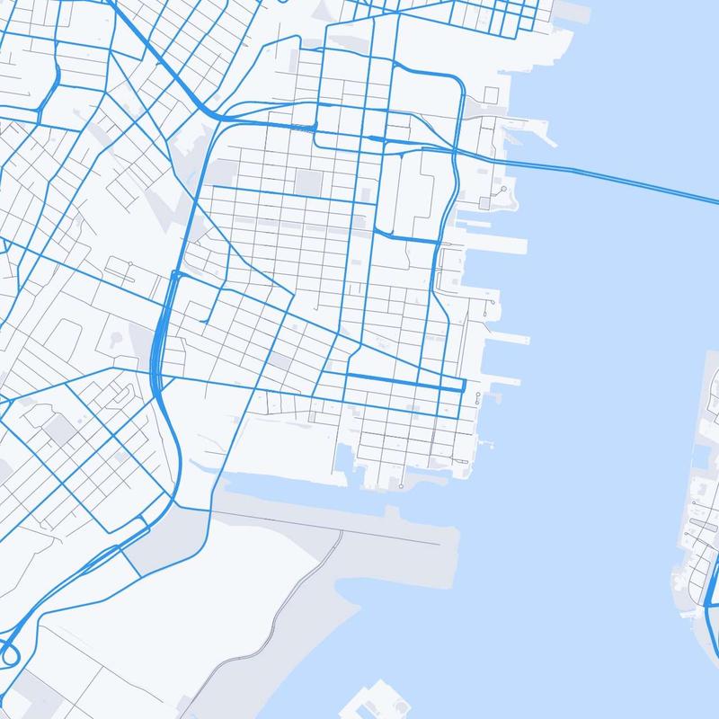 Map of Jersey City