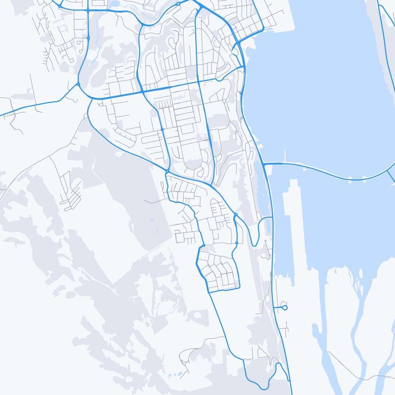 Map of Akureyri