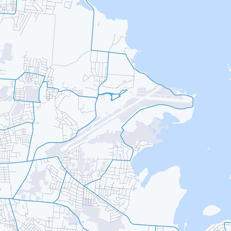 Map of Antigua