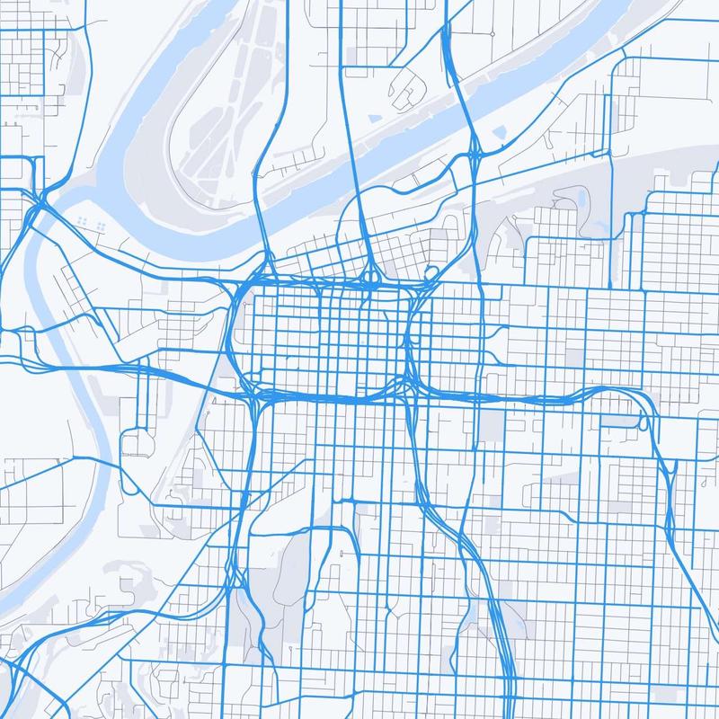 Map of Kansas City