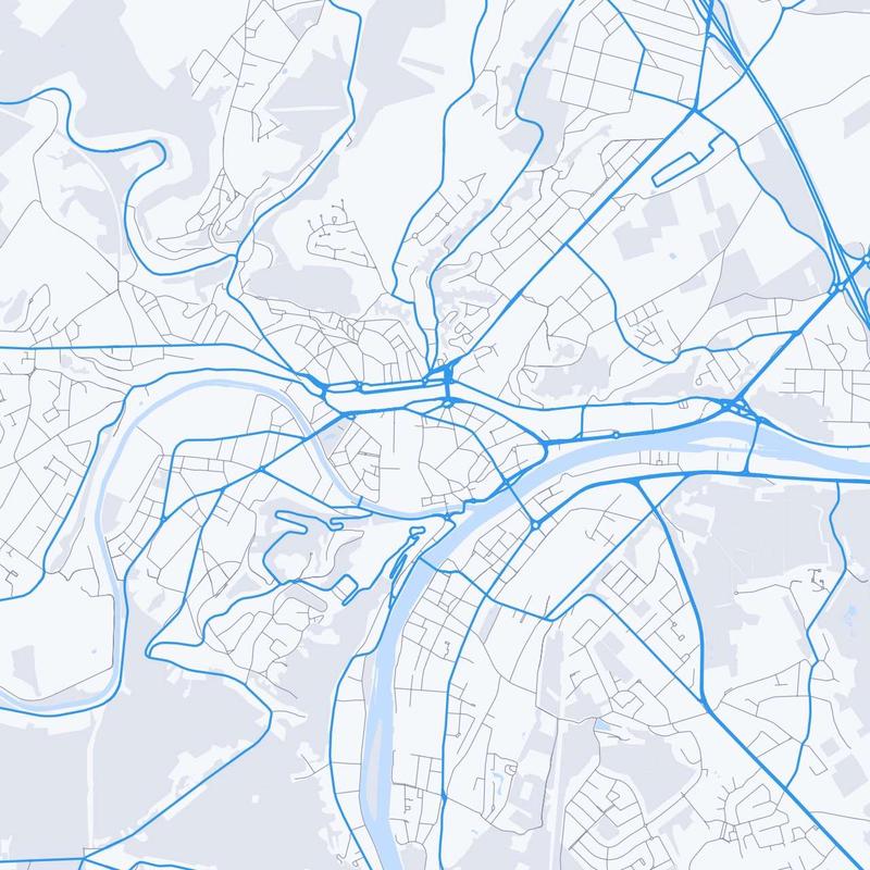 Map of Namur