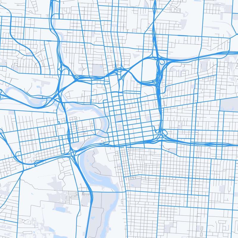 Map of Columbus