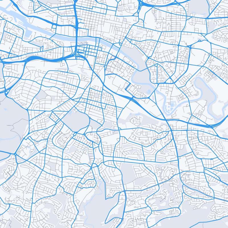 Map of Glasgow