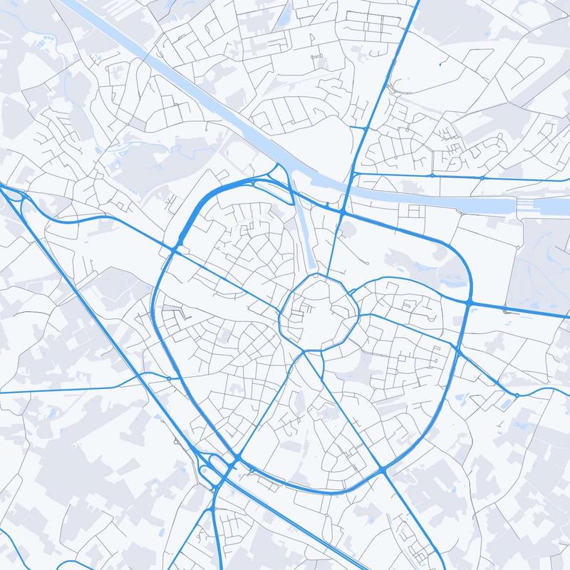 Map of Hasselt