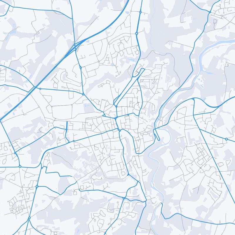 Map of Dinan