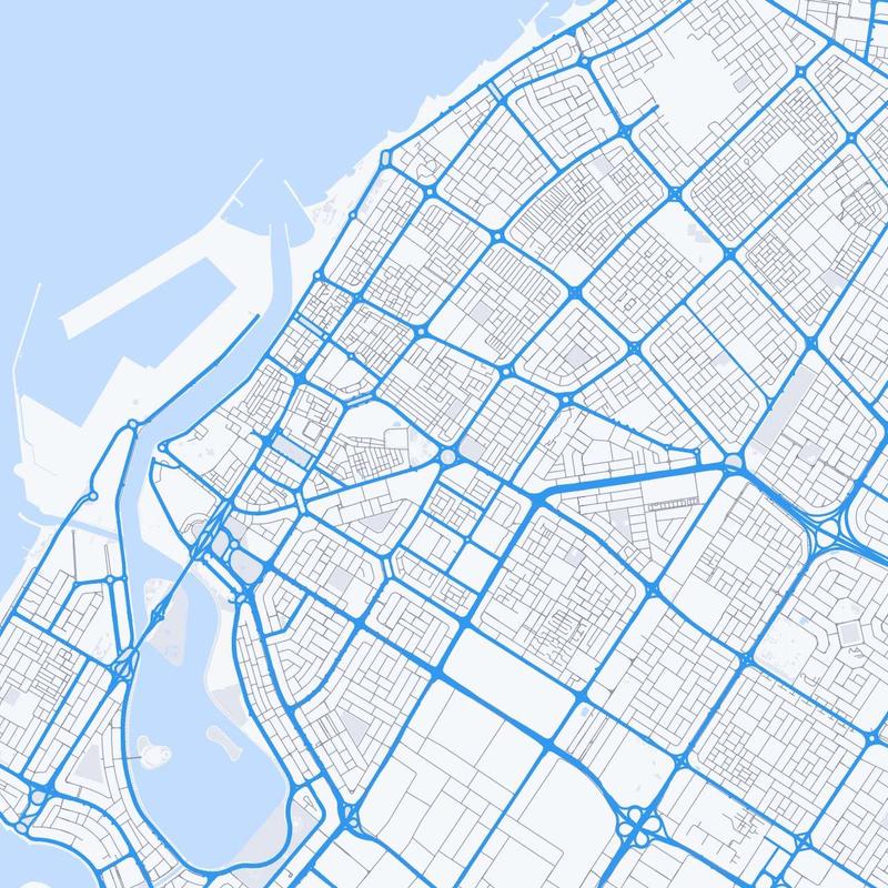 Map of Sharjah
