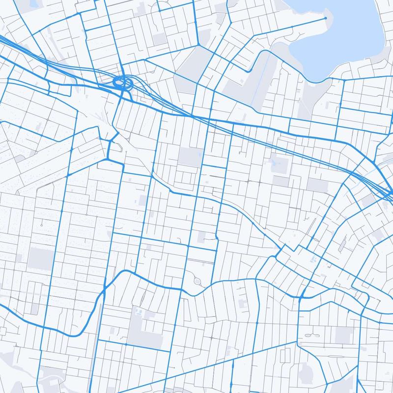 Map of Burwood