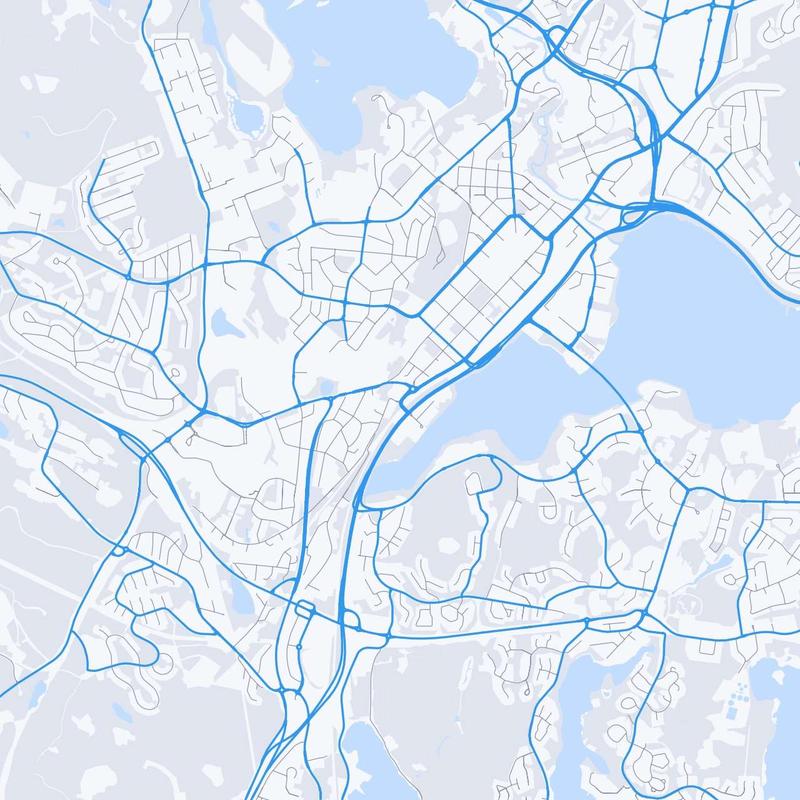 Map of Jyvaskyla