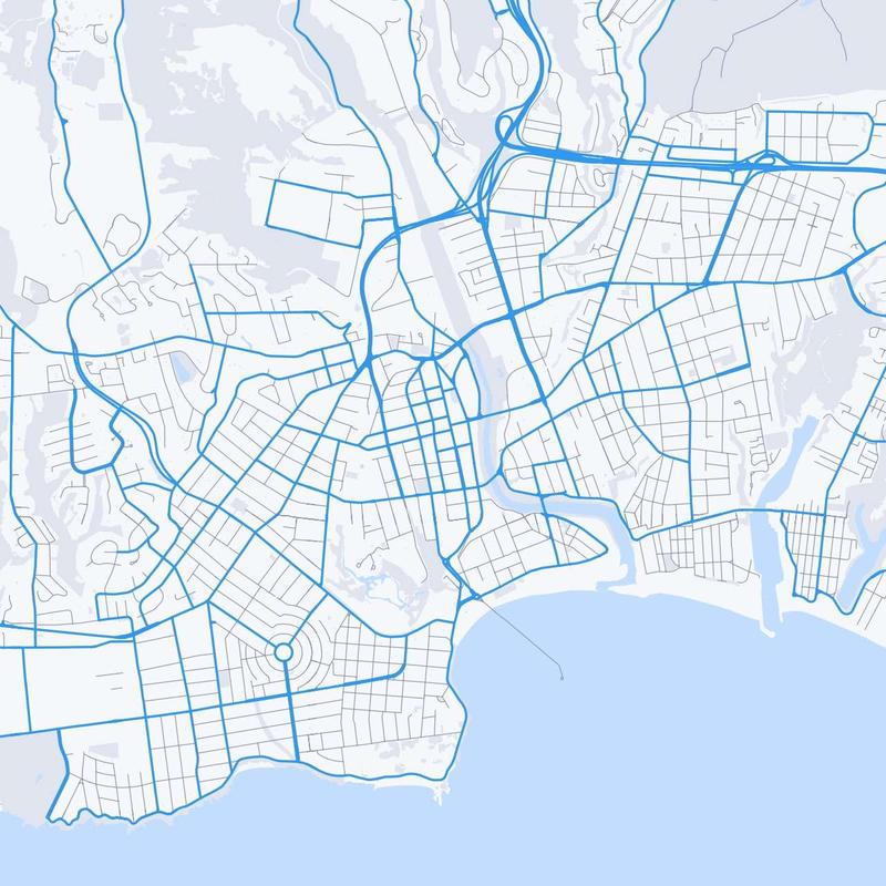 Map of Santa Cruz