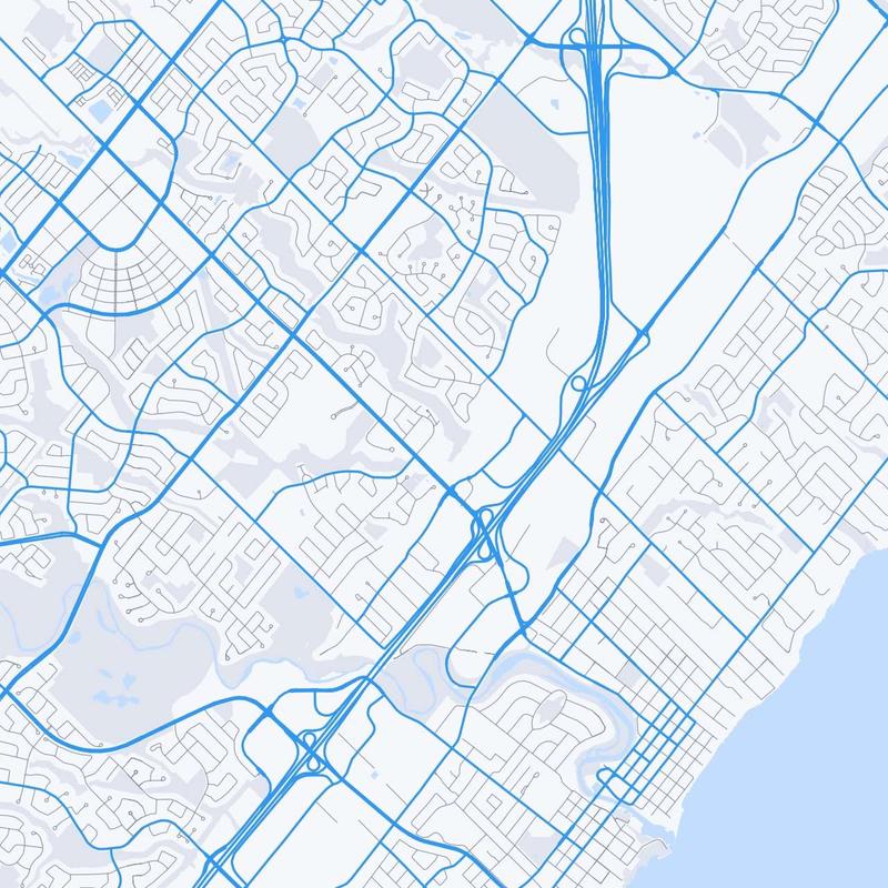 Map of Oakville