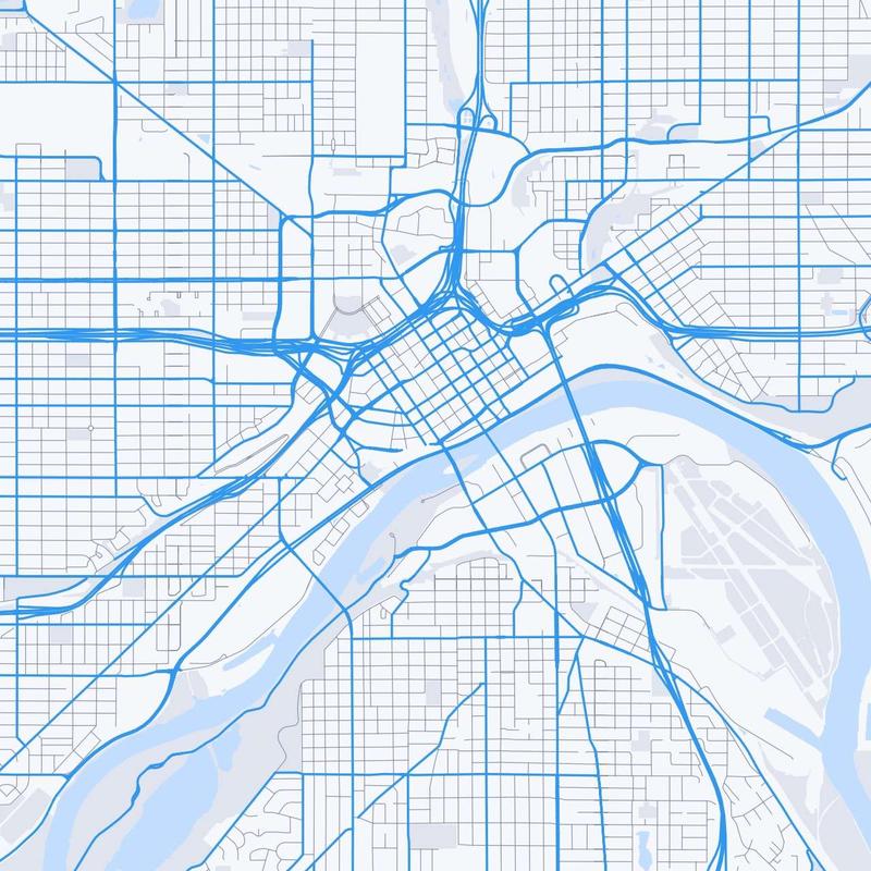 Map of St. Paul