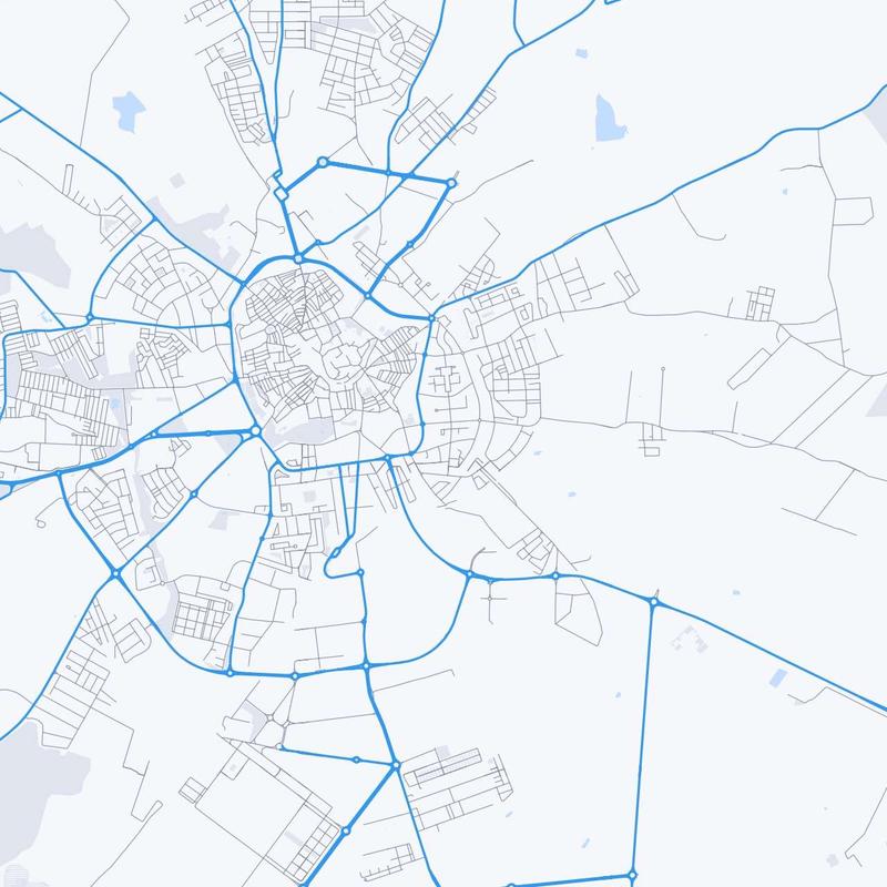 Map of Evora