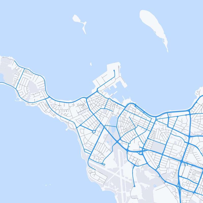 Map of Reykjavik