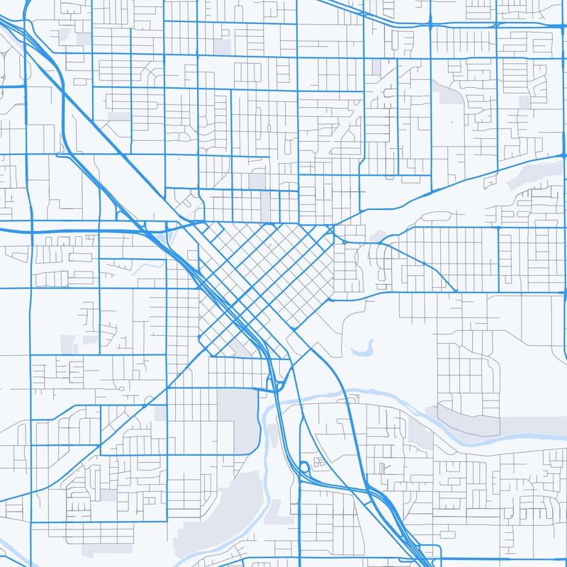 Map of Modesto