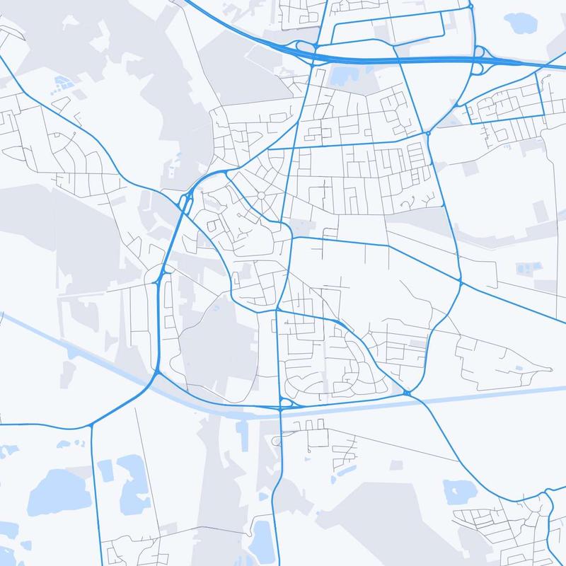 Map of Peine
