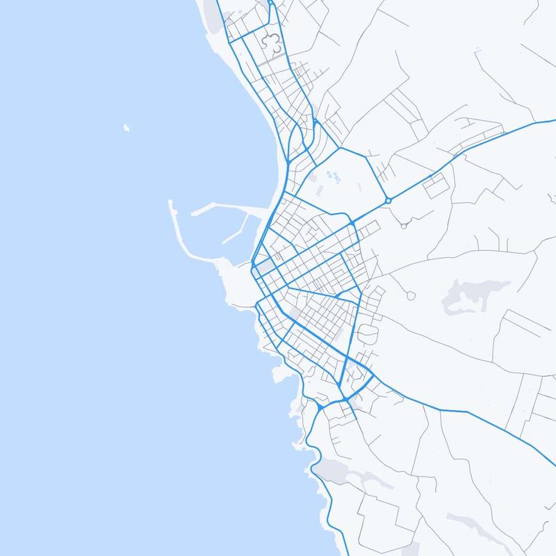 Map of Alghero