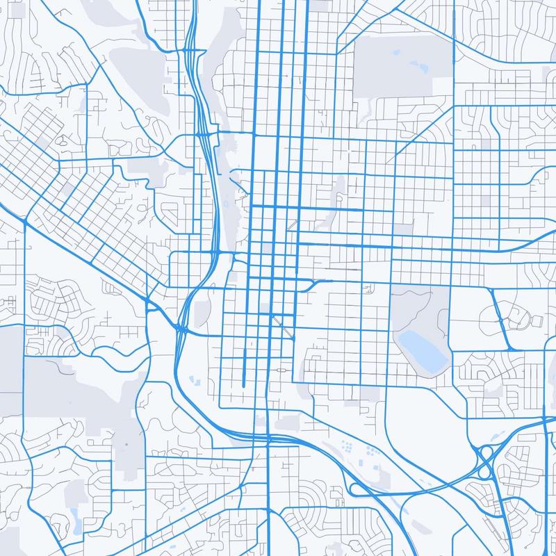 Map of Colorado Springs