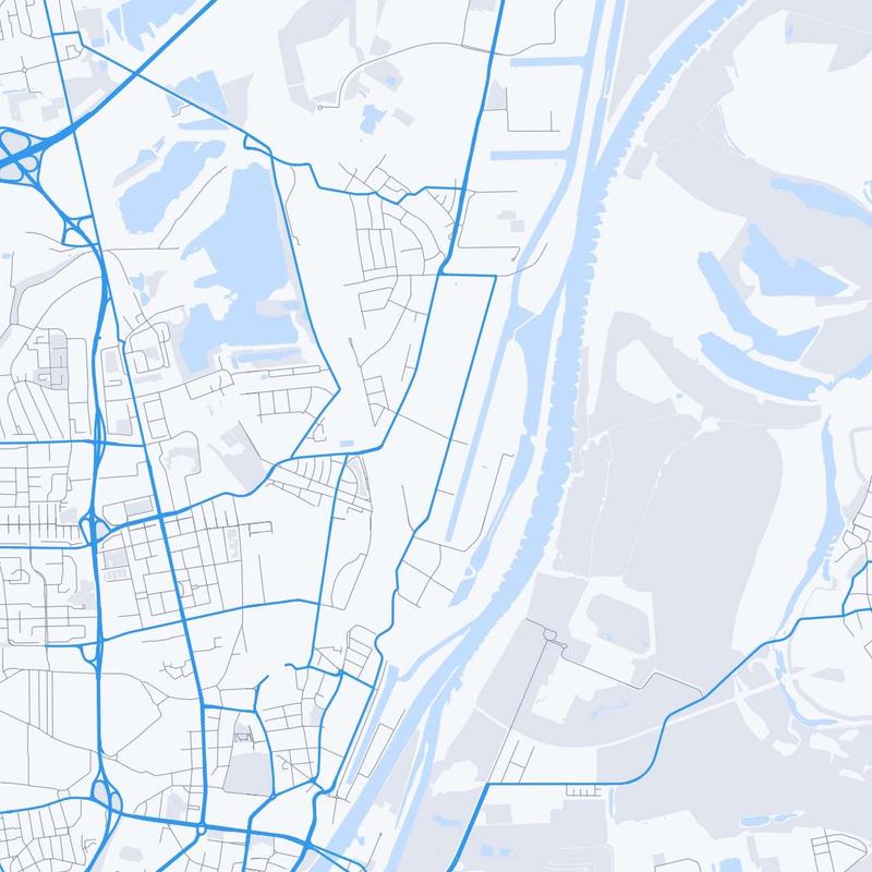 Map of Magdeburg