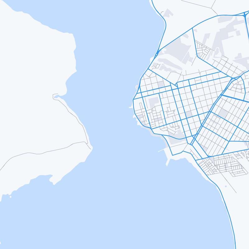 Map of Puerto Natales
