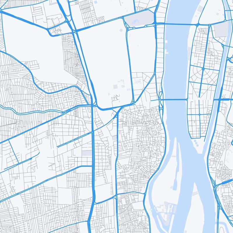Map of Giza