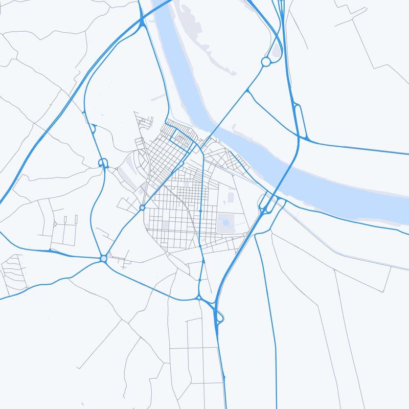 Map of Amposta