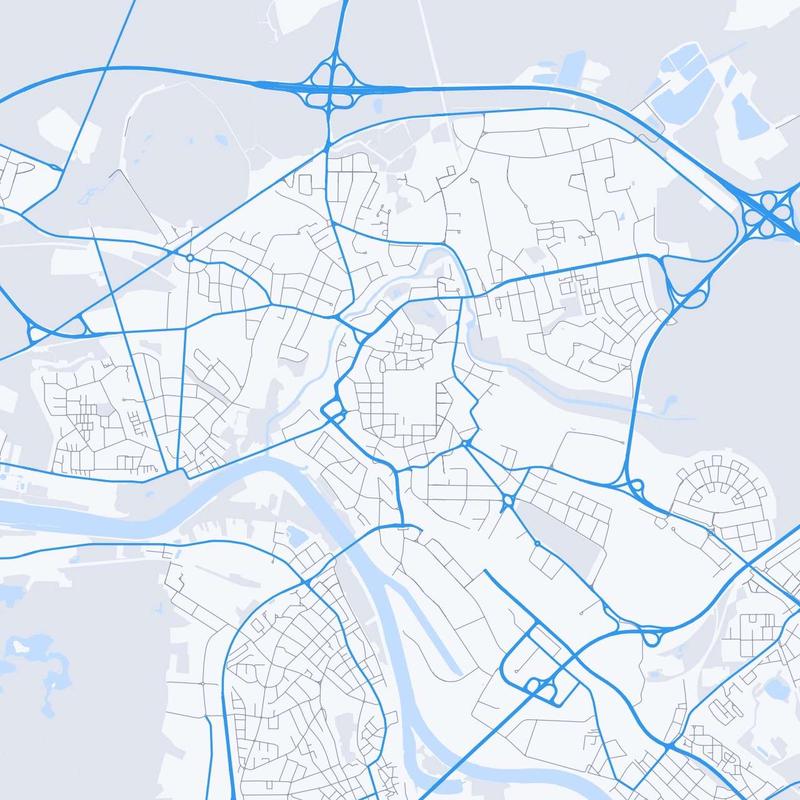 Map of Hanau