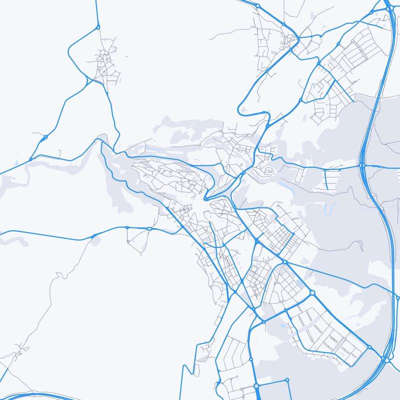 Map of Segovia